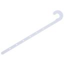 Jones Stephens White ABS DWV J-Hook with Nail 