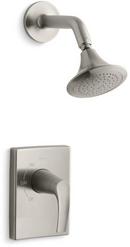 2.5 gpm Bath and Shower Trim Set with Single Lever Handle in Vibrant Brushed Nickel
