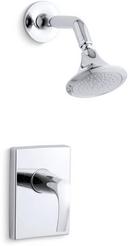 2.5 gpm Bath and Shower Trim Set with Single Lever Handle in Polished Chrome