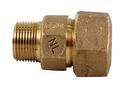 3/4 in. Compression x MNPT Water Service Brass Coupling