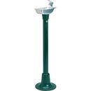 36 in. Cast Iron Pedestal Fountain in Forest Green