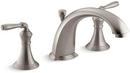 KOHLER Vibrant&reg; Brushed Nickel Two Handle Roman Tub Faucet Trim Only 
