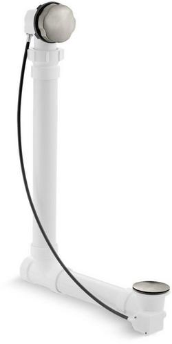 21 in. Metal Cable Drain in Vibrant Brushed Nickel