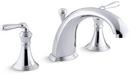 KOHLER Polished Chrome Two Handle Roman Tub Faucet Trim Only 