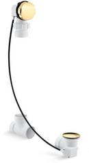 KOHLER Vibrant&reg; Polished Brass 21 in. Metal Cable Drain 