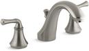 Deckmount Bath Faucet Trim with Diverter in Vibrant Brushed Nickel