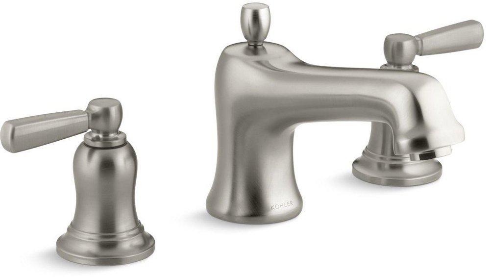KOHLER Vibrant&reg; Brushed Nickel Two Handle Roman Tub Faucet Trim Only 