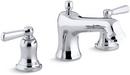KOHLER Polished Chrome Bath Faucet Trim with Double Metal Lever Handle 