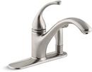 KOHLER Vibrant&reg; Stainless Single Handle Kitchen Faucet 
