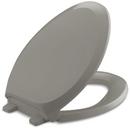 Elongated Closed Front Toilet Seat with Cover in Cashmere