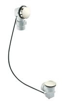 21 in. Metal Cable Drain in Vibrant Polished Nickel