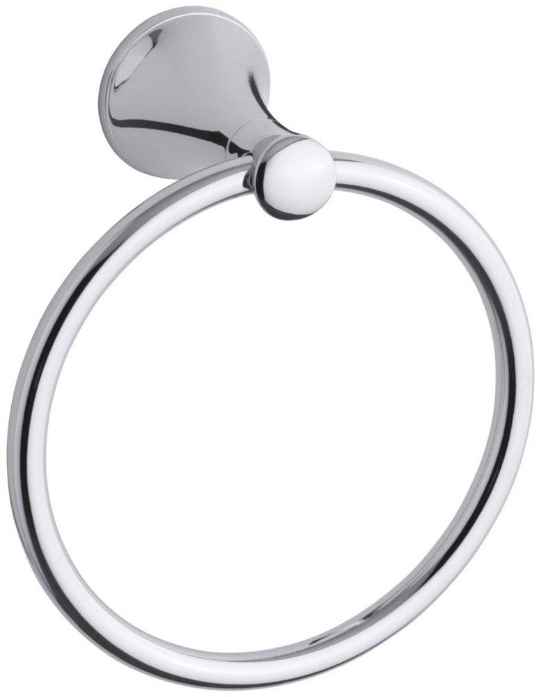 KOHLER Polished Chrome Round Closed Towel Ring 