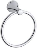 KOHLER Polished Chrome Round Closed Towel Ring 