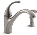 KOHLER Vibrant&reg; Stainless Single Handle Kitchen Faucet 