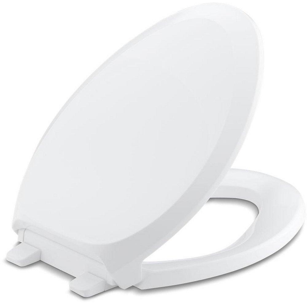 KOHLER White Elongated Closed Front with Cover 