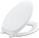 KOHLER White Elongated Closed Front with Cover 