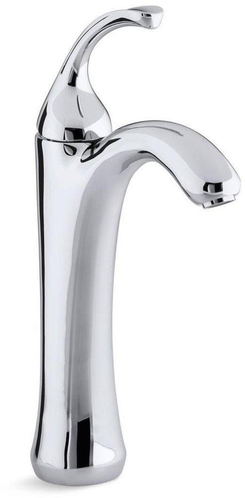 KOHLER Polished Chrome Single Handle Vessel Filler Bathroom Sink Faucet 