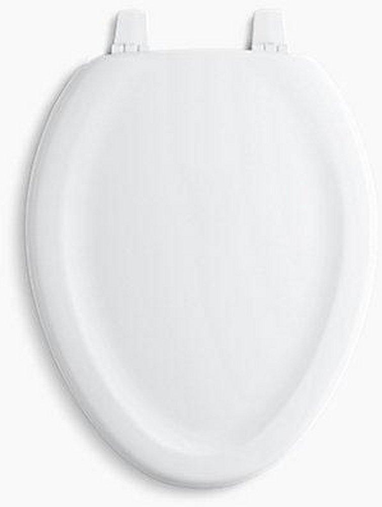 KOHLER Biscuit Elongated Closed Front with Cover Toilet Seat 
