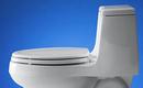 KOHLER Biscuit Elongated Closed Front with Cover Toilet Seat 