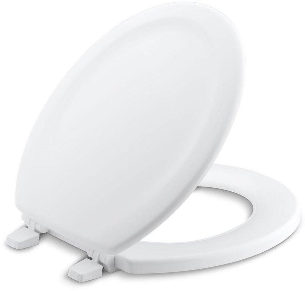 KOHLER White Round Closed Front with Cover 