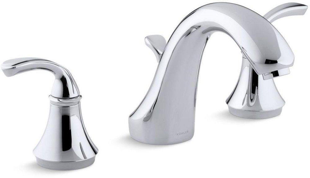 KOHLER Polished Chrome Two Handle Roman Tub Faucet Trim Only 