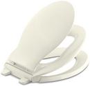 Elongated Closed Front Toilet Seat in Biscuit
