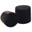8 in. Black Low-Density Polyethylene Pipe End Cap