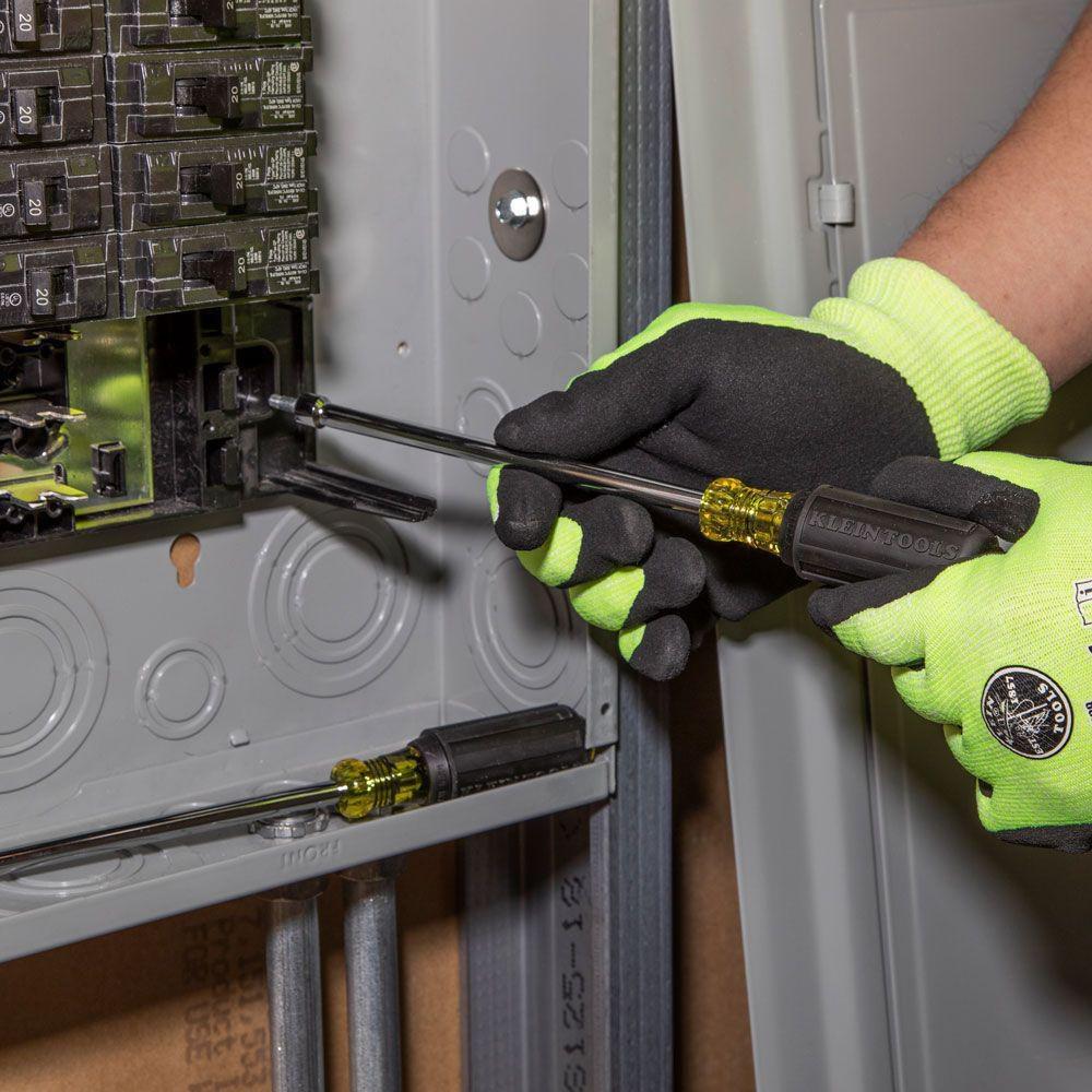 Klein Tools Black 9-3/4 in. Magnetic Nut Driver 2 Piece 