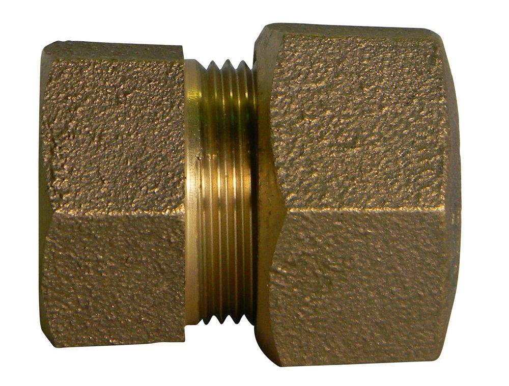 A.Y. McDonald Compression x FNPT Brass Hex Adapter 
