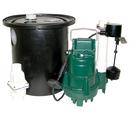 Zoeller Pump Co Single Port Drain Pump System with Polypropylene Basin & Lid 