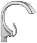 GROHE RealSteel&reg; Kitchen Faucet with Single Lever Handle 