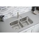 Dayton Radiant Satin 31-3/4 x 18-1/4 in. No Hole Stainless Steel Double Bowl Undermount Kitchen Sink 