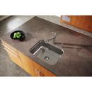 Dayton Radiant Satin 23-1/2 x 18-1/4 in. No Hole Stainless Steel Single Bowl Undermount Kitchen Sink 