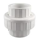 White PVC Schedule 40 Union with Buna O-Ring 