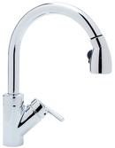 BLANCO Polished Chrome Single Lever Handle High Arc Kitchen Faucet 