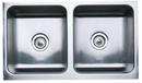 Stainless Steel Double Bowl Undermount Kitchen Sink with Apron