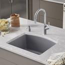 BLANCO Metallic Grey 24 x 20-13/16 in. No Hole Composite Single Bowl Undermount Kitchen Sink 