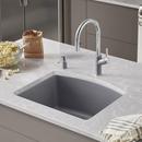BLANCO Metallic Grey 24 x 20-13/16 in. No Hole Composite Single Bowl Undermount Kitchen Sink 