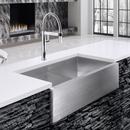 BLANCO Satin Polished 32 x 19-1/2 in. Stainless Steel Single Bowl Farmhouse Kitchen Sink 