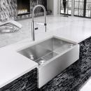 BLANCO Satin Polished 32 x 19-1/2 in. Stainless Steel Single Bowl Farmhouse Kitchen Sink 