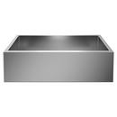 32 x 19-1/2 in. Stainless Steel Single Bowl Farmhouse Kitchen Sink in Satin Polished