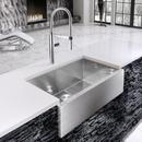 BLANCO Satin Polished 32 x 19-1/2 in. Stainless Steel Single Bowl Farmhouse Kitchen Sink 