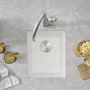 BLANCO White 13-39/50 x 18-11/100 in. No Hole Composite Single Bowl Undermount Kitchen Sink 
