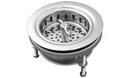 Jomar International Chrome Plated EZ-Lock Basket Strainer 