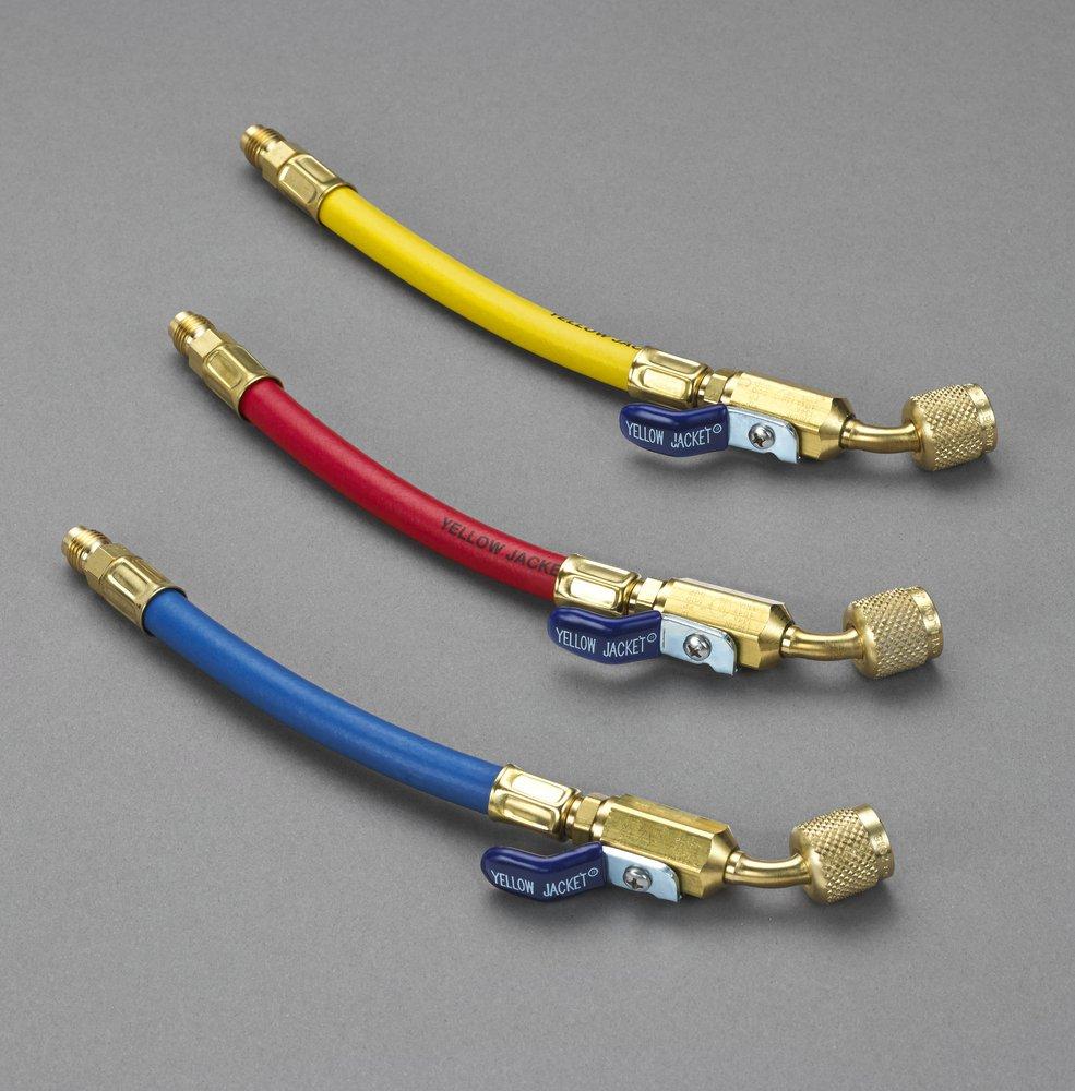 YELLOW JACKET&reg; Yellow 3-Pack Ball Valve with Extension 