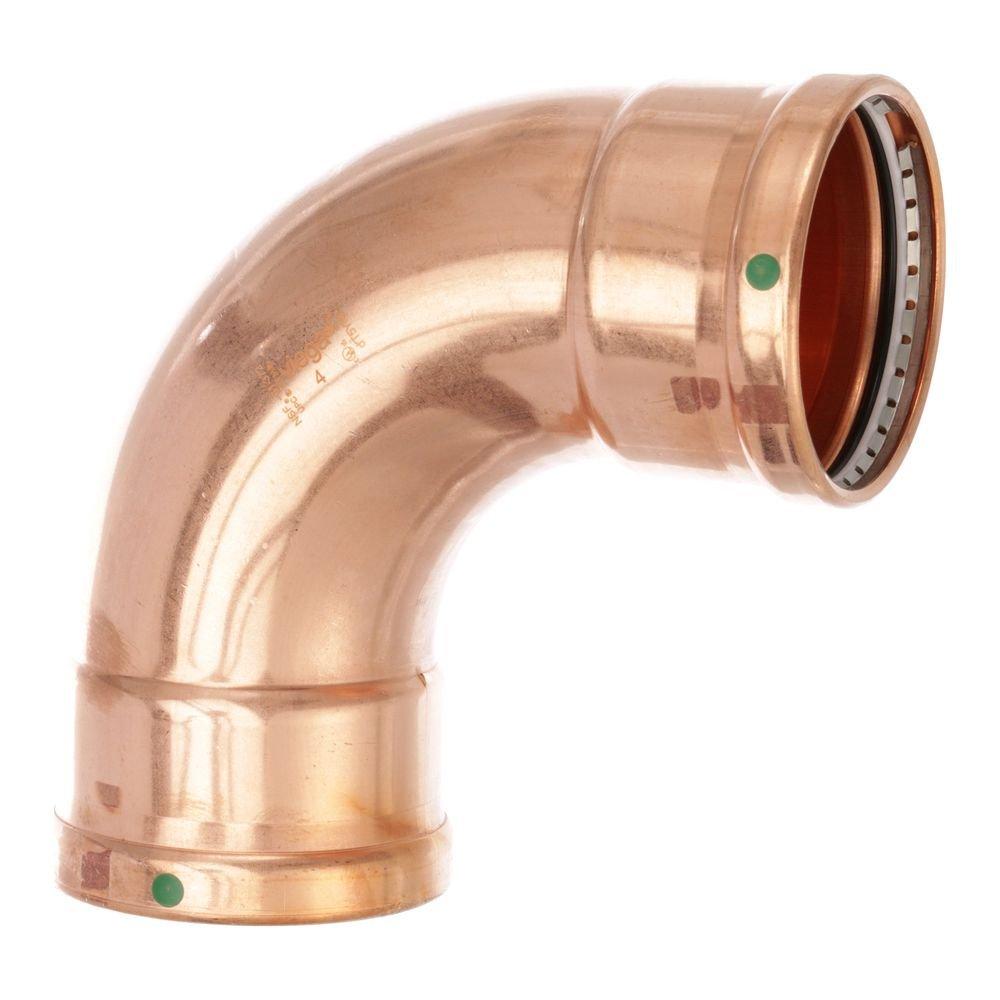 Viega Press Copper 90 Degree Elbow with EPDM Seal 