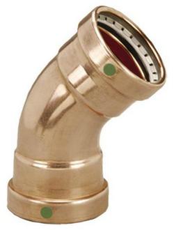 3 in. Copper Press 45° Elbow