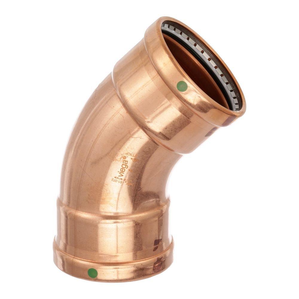 Viega Press Copper 45 Degree Elbow 
