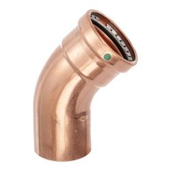3 in. Copper Press 45&deg; Street Elbow