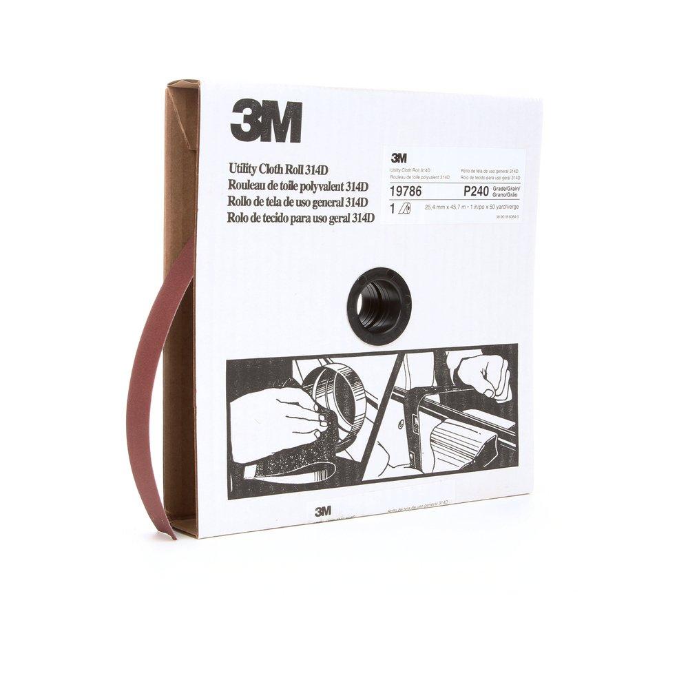 3M&trade; Maroon 1 in. x 50 yd. Utility Abrasive Cloth Roll 